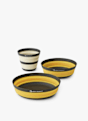 Sea to Summit 3-Pack Frontier UL Collapsible piatti da campeggio Giallo 30355 1