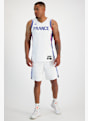 Nike Francia Limited Home short da basket uomo Bianco 30839 3