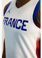 Nike Frankreich Limited Home Herren Basketballtrikot Weiss 30855 4
