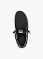 HEY DUDE Wally Canvas espadrillas uomo Nero 30944 4