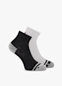 POWERZONE 2-Pack Quarter 35-47 Runningsocken Schwarz 31038 1