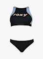 Roxy Active Crop Top A-C Cup bikini donna Nero 31738 3
