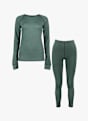 46 NORD Merino Damen Thermo Unterwäsche Set Grün 33742 8