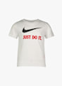 Nike Swoosh JDI Kinder T-Shirt Weiss 34448 1