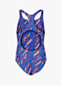 speedo Hyperboom Allover Medalist maillot de bain filles Bleu 34541 2