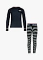 Odlo Active Warm Originals ECO Stripe set de sous-vêtements thermiques enfants Bleu 34868 1