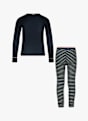 Odlo Active Warm Originals ECO Stripe set de sous-vêtements thermiques enfants Bleu 34868 2