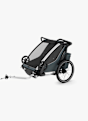 Thule Chariot Cross 2 double Fahrradanhänger Grau 34931 1