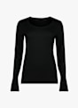 icebreaker Merino 200 Oasis Scoop maniche lunghe termica donna Nero 34995 4