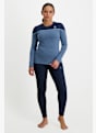 Odlo Revelstoke Performance Wool 150 Warm Damen Thermo Longsleeve Blau 35361 3