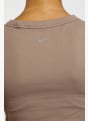 Nike Dri-FIT One Fitted Crop Damen T-Shirt Braun 36684 4