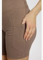 Nike One 8" Damen Short Braun 36677 3