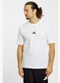 adidas Essentials Small Logo Single Jersey Herren T-Shirt Weiss 37021 1