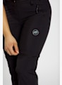 MAMMUT Runbold IV Zip-Off taille courte pantalon de randonnée femmes Noir 38358 4