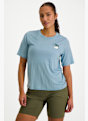 Ortovox 140 Cool Round Landscape t-shirt donna Blu 38534 1