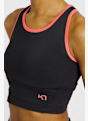 Kari Traa Linnea Sports Longline Light Damen Sport-BH Schwarz 38558 3
