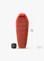Sea to Summit Hamelin -1°C Regular Schlafsack ZIP R Rot 39746 4