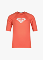 Roxy Whole Hearted SS 50+ lycra shirt bambina Arancia 39865 1