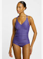 speedo Shaping V-Neck maillot de bain femmes Violet 39973 1