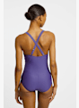 speedo Shaping V-Neck Damen Badeanzug Lila 39973 2