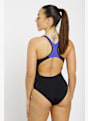 speedo Placement Laneback maillot de bain femmes Noir 39962 2