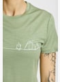 icebreaker Merino 150 Tech Lite Single Line Camp t-shirt femmes Vert 40125 3