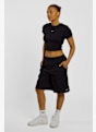 Nike Chill Knit Cropped t-shirt femmes Noir 40386 3