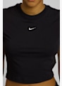 Nike Chill Knit Cropped t-shirt donna Nero 40386 4