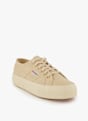 Superga 2740 Platform Linen sneaker donna Beige 40722 2