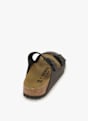 Birkenstock Arizona Natural Leather Narrow Fit slipper donna Nero 41036 4