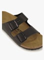 Birkenstock Arizona Natural Leather Narrow Fit Damen Slipper Schwarz 41036 5