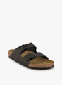 Birkenstock Arizona Natural Leather Regular Fit Herren Slipper Schwarz 41032 2