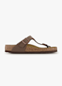 Birkenstock Gizeh Birko-Flor® Nubuk Regular Fit Damen Slipper Braun 41476 1
