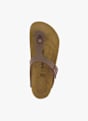 Birkenstock Gizeh Birko-Flor® Nubuk Regular Fit Damen Slipper Braun 41476 3
