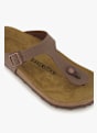 Birkenstock Gizeh Birko-Flor® Nubuk Regular Fit Damen Slipper Braun 41476 5