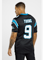 Nike Carolina Panthers Bryce Young Home maglia da football americano uomo 24/25 Nero 41298 2