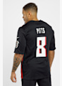 Nike Atlanta Falcons Kyle Pitts Home maglia da football americano uomo 24/25 Noir 41275 2