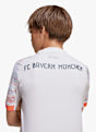 adidas FC Bayern München Away Replica Kinder Fussballtrikot 25/26 Weiss 41434 4