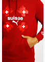 PUMA Svizzera hoodie uomo EURO femminile 2025 Rosso 41593 3