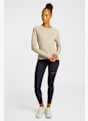 ON Performance Long-T longsleeve donna Beige 41621 3