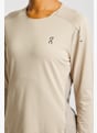 ON Performance Long-T longsleeve donna Beige 41621 4
