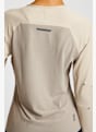 ON Performance Long-T longsleeve donna Beige 41621 5