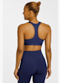 Nike Swoosh Padded Medium Damen Sport-BH Dunkelblau 41982 2