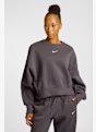 Nike Phoenix Fleece Oversize maglioni donna Grigio 42057 1