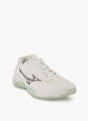 Mizuno Wave Stealth 6 scarpe da palestra uomo Bianco 42441 2