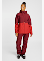 ALBRIGHT Maloja pantalon de ski femmes Rouge 42477 3
