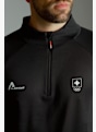 ALBRIGHT Swiss Olympic Half-Zip midlayer hommes Noir 42920 4
