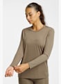 POWERZONE longsleeve femmes Marron 43015 1