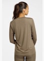 POWERZONE longsleeve femmes Marron 43015 2