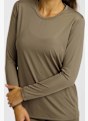 POWERZONE longsleeve femmes Marron 43015 4